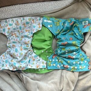 Playful Safari Cloth Diapers